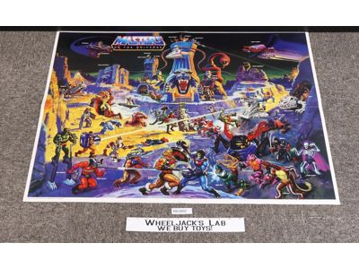He-Man Large Poster 32 x 23 Masters of the Universe MOTU 1986 Eternia