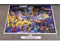 He-Man Large Poster 32 x 23 Masters of the Universe MOTU 1986 Eternia