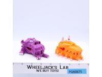 Mini Ghost Traps Orange & Purple 100% Complete 1987 Ghostbusters Vintage Figures