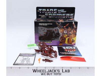 Chop Shop 100% Complete W/BOX 1985 Vintage G1 Transformers Action Figure