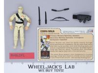 Storm Shadow V1 RED CARD BACK 100% Complete G.I. Joe 1984 Hasbro Vintage Figure