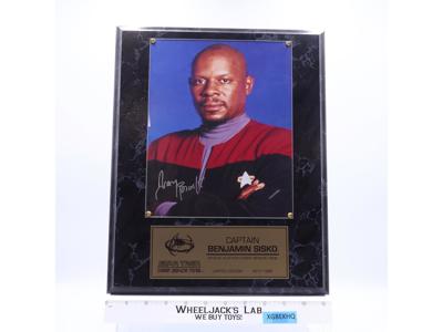 Benjamin Sisko Star Trek DS9 Avery Brooks AUTOGRAPHED Plaque #427 of 1996
