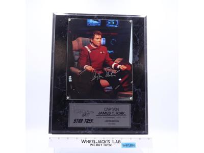 Captain Kirk Star Trek TOSWilliam Shatner AUTOGRAPHED Plaque 31/995