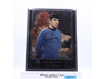 Mr. Spock Star Trek TOS Leonard Nimoy AUTOGRAPHED Plaque