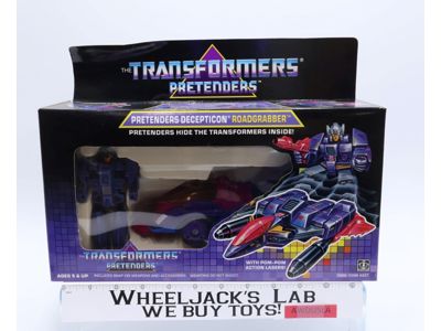 Roadgrabber Pretender 100% Complete W/BOX & INSERT 1988 Vintage G1 Transformers