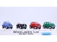 Lot of 4 Dick Tracy Pull-Back Toy Cars 1990 Applause Disney Vintage