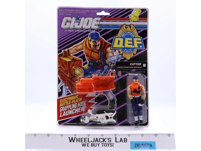 Cutter GI Joe D.E.F. 1991 Hasbro Vintage Action Figure NEW MOSC SEALED