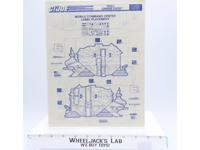 Mobile Command Center Label Placement ORIGINAL Instructions Blueprints G.I. Joe