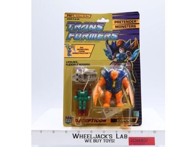 Icepick Pretender MOSC NEW 1989 Vintage Hasbro G1 Transformers Action Figure