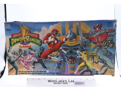 Mighty Morphin Power Rangers Game 1993 Milton Bradley COMPLETE