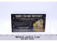 Sweepstakes Promo Paper Insert ORIGINAL Star Wars ESB 1979 Kenner