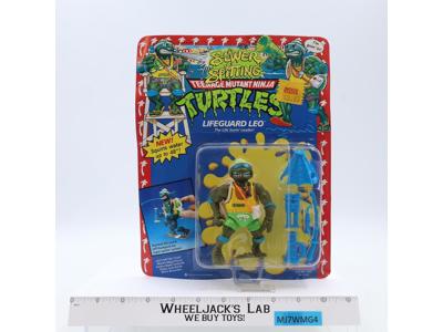 Lifeguard Leo Teenage Mutant Ninja Turtles Spitting TMNT Playmates MOSC SEALED