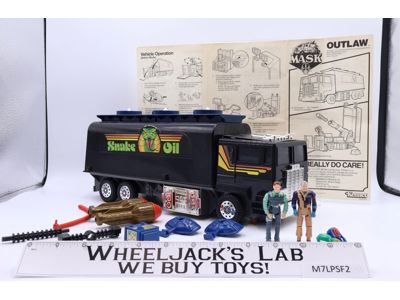 Outlaw Miles Mayhem Hash Gorey 100% Complete 1986 MASK M.A.S.K. Kenner Figure