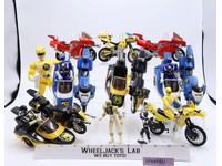 Lot of 15 Mighty Morphin Power Rangers Motorcycle Bikes & Figures Bandai