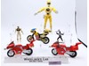 Lot of 15 Mighty Morphin Power Rangers Motorcycle Bikes & Figures Bandai