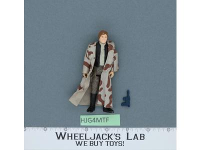 Han Solo Trench Coat 100% Complete Star Wars ROTJ 1983 Vintage Kenner NO REPRO