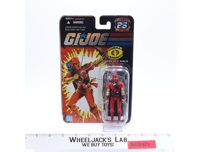The Enemy Cobra Red Ninja 2007 G.I. Joe 25th Anniversary Sealed MOSC NEW Hasbro