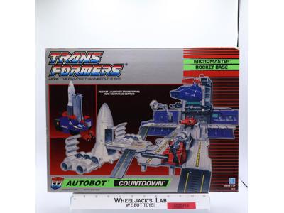 Countdown Micromaster Rocket Base G1 Transformers 1989 Hasbro Vintage MISB