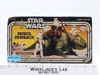Patrol Dewback 100% Complete W/Box Star Wars 1983 Kenner Action Figure Vehicle