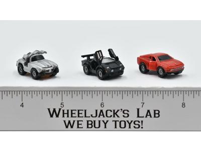 Lot of 3 Deluxe Cars 1980-89 Vintage Galoob Micro Machines