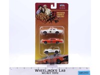 Hazzard County Car Set AUTOGRAPHED John Schneider Dukes of Hazzard ERTL SEALED