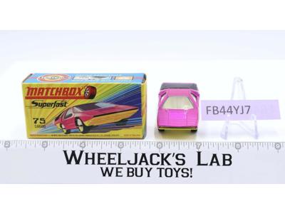 Carabo No 75 Superfast Lesney Matchbox 1973 W/Box England Vintage