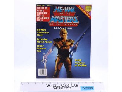 He-Man Masters of the Universe MOTU Summer 1987 Magazine W/ Posters