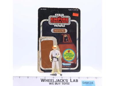 Cloud Car Pilot 100% Complete 48 Back-C Star Wars ESB 1982 Kenner NO REPRO