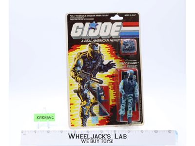 Shockwave GI Joe ARAH 1988 Hasbro Vintage Action Figure NEW MOSC SEALED