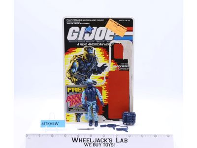 Shockwave S.W.A.T. V1 100% Complete W/Cardback 1988 GI Joe ARAH Vintage Figure