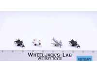 Lot of 4 Jets/Airplanes/Planes 1988-89 Vintage Galoob Micro Machines