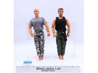 Lot of 2 World Peacekeepers Power Team 12" Soldier Camo