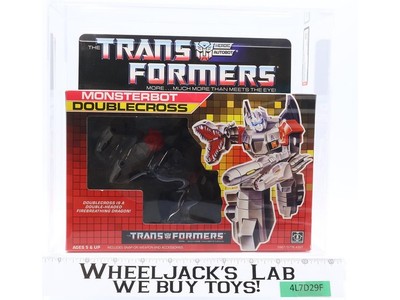 Doublecross Monsterbot AFA GRADED 80+ 80/85/90 G1 Transformers 1987 Hasbro MOSC