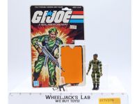 Stalker V1 Straight Arm 100% Complete 9 Cardback 1982 G.I. Joe Hasbro Vintage