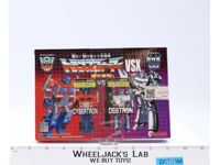Cybertron Optimus Prime vs Destron Megatron VSX Takara Japan 20th Ann. MISB