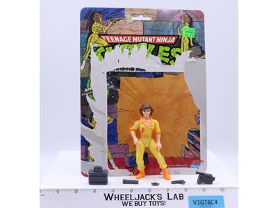 April O'Neil 100% Complete w/ Card TMNT 1988 Playmates Action Figure