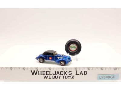 Classic Cord Spectraflame Blue 1970 Hot Wheels Redline Mattel RL w/ Button NICE!