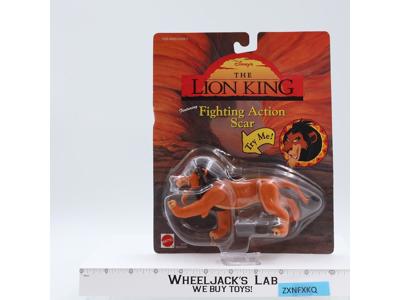 Fighting Action Scar The Lion King Mattel Disney Action Figure Set NEW SEALED