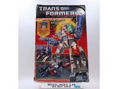 Fortress Maximus BOX ONLY 1987 Action Figure Hasbro G1 Transformers