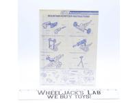 Mountain Howitzer Battlestation 1984 ORIGINAL Instructions/Blueprints G.I. Joe