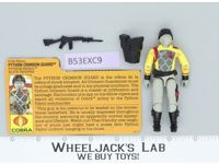 Python Crimson Guard V2 100% Complete G.I. Joe 1989 Hasbro Vintage Action Figure