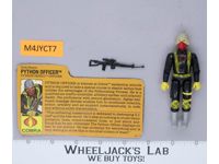 Python Officer V1 100% Complete 1989 G.I. Joe Hasbro Vintage Action Figure