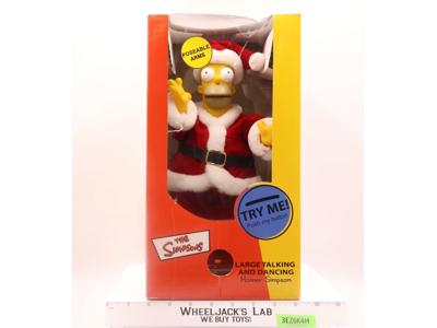 Talking & Dancing Homer Santa The Simpsons 2002 Gemmy Industries NEW SEALED