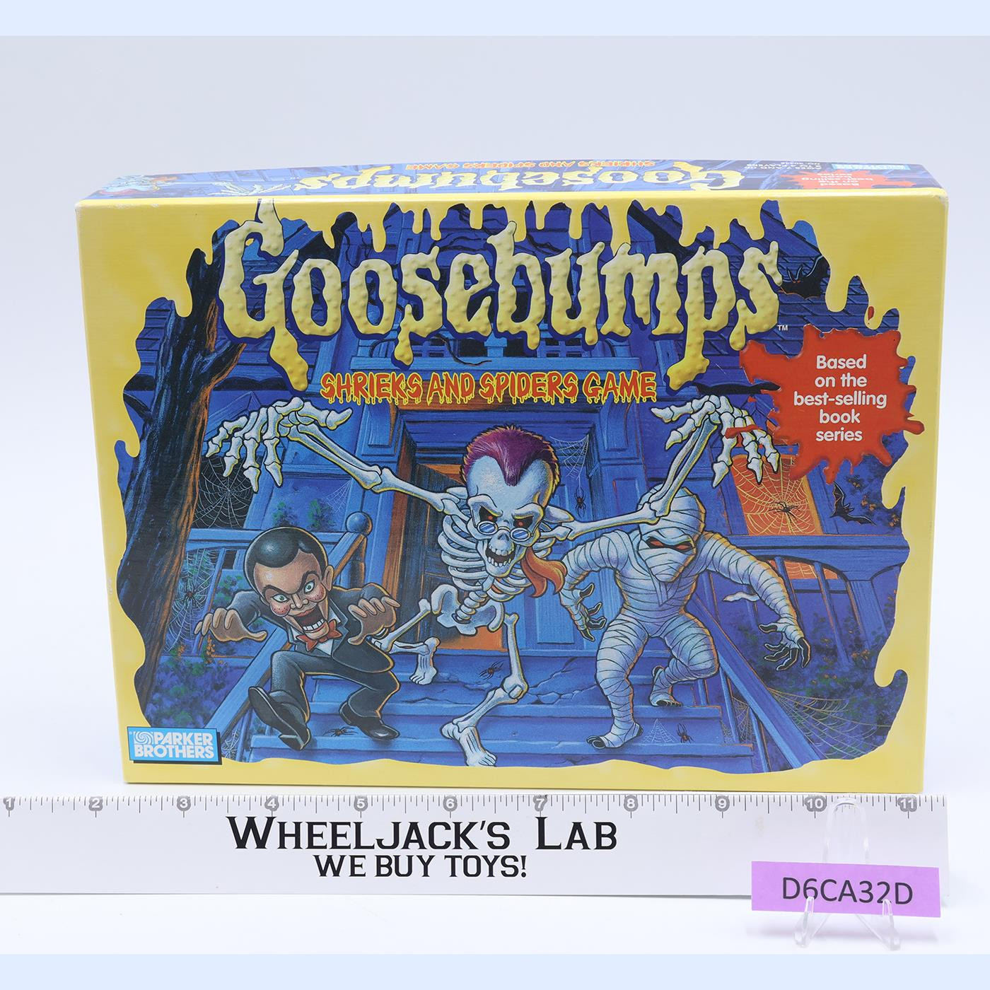 Goosebumps Shrieks & Spiders Complete Board Game 1995 Parker Brothers