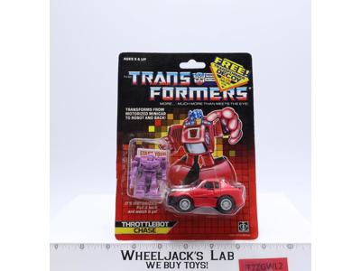Chase W/DECOY MOSC NEW 1987 Vintage Hasbro G1 Transformers Action Figure