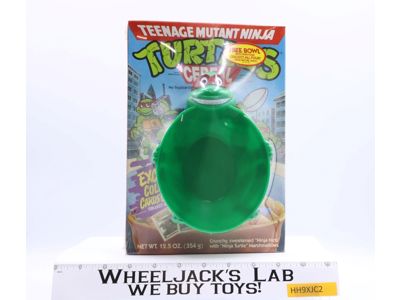Cereal W/ Raphael Bowl Teenage Mutant Ninja Turtles TMNT 1990 Ralston NEW SEALED