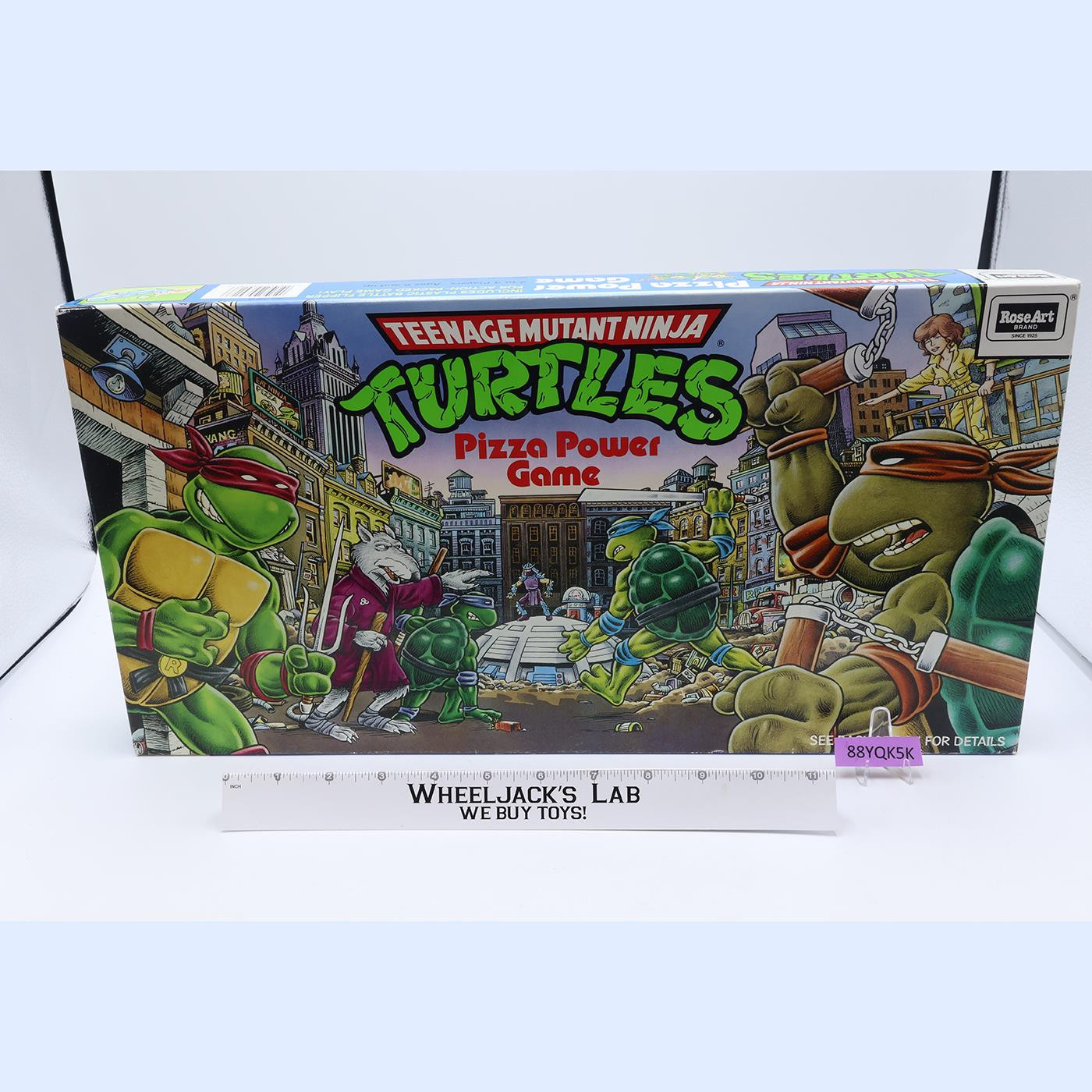 Pizza Power Game Teenage Mutant Ninja Turtles TMNT 1987 Random House