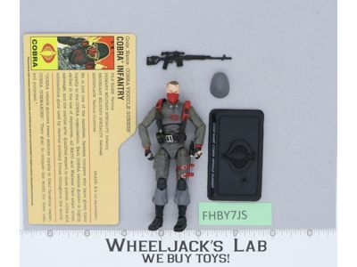 Cobra Vehicle Gunner 100% Complete GI Joe Ultimate Battle Pack 2008 Hasbro