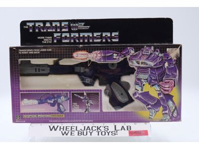 Shockwave 100% Complete W/BOX & INSERT WORKS G1 Transformers