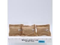 3-pc Lot Combat Sandbags GI Joe Action Soldier 1964 Accessory Set Sand Bags